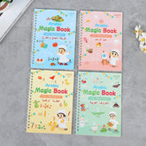 Arabic Magic Practice Books for Kids 3+ (Set of 4) - Reusable Wipe-Clean Workbooks to Master Letters, Numbers & Drawing - Fun & Engaging Learning