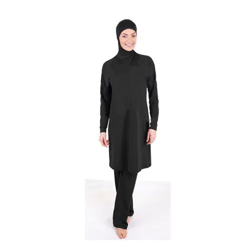 Modest Burkini Swimsuit Set for Women - Full Coverage Islamic Swimwear with Hijab | Plus Size (UP to 3XL) | Quick-Dry & UV Protection